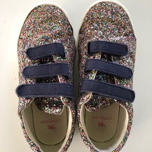 Glitter Jcrew Velcro shoes